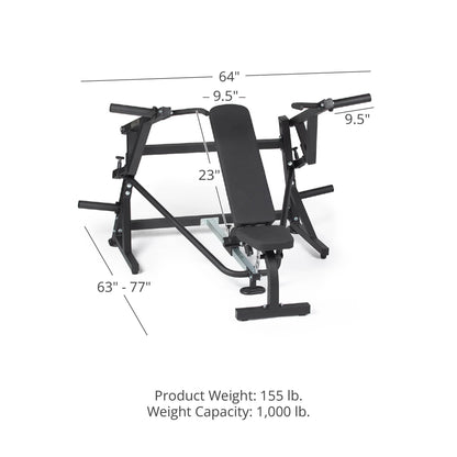 Titan fitness Plate Loaded Chest Press Machine - 400788