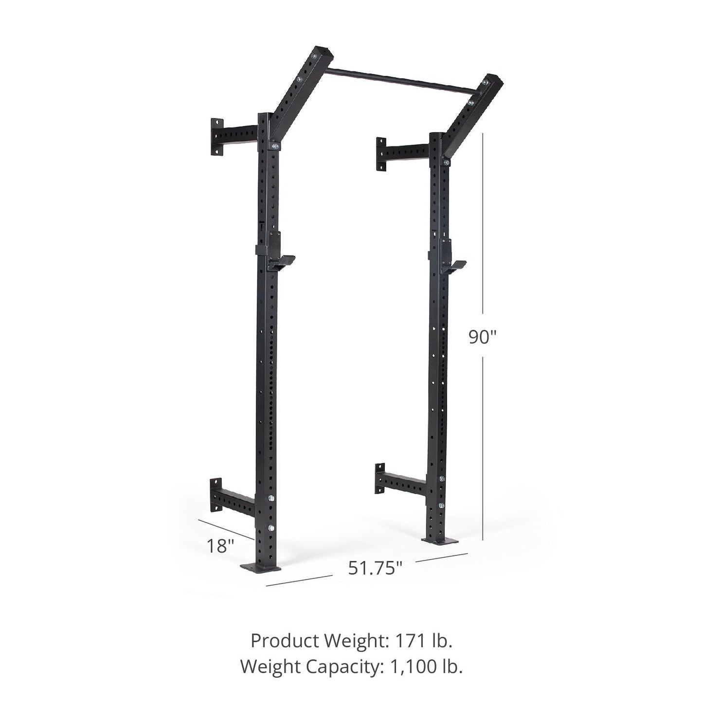 Titan fitness X-3 Series Space Saving Rack - 400276