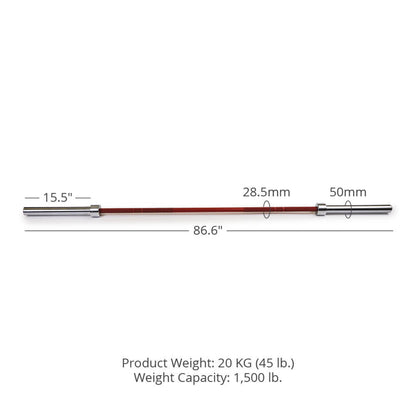 Titan fitness TITAN Series Cerakote Olympic Barbell - 401824