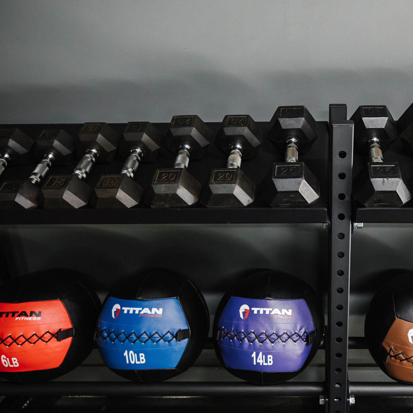 Titan fitness Elite Series Add-On Mass Storage System with Adjustable Shelves - 401966