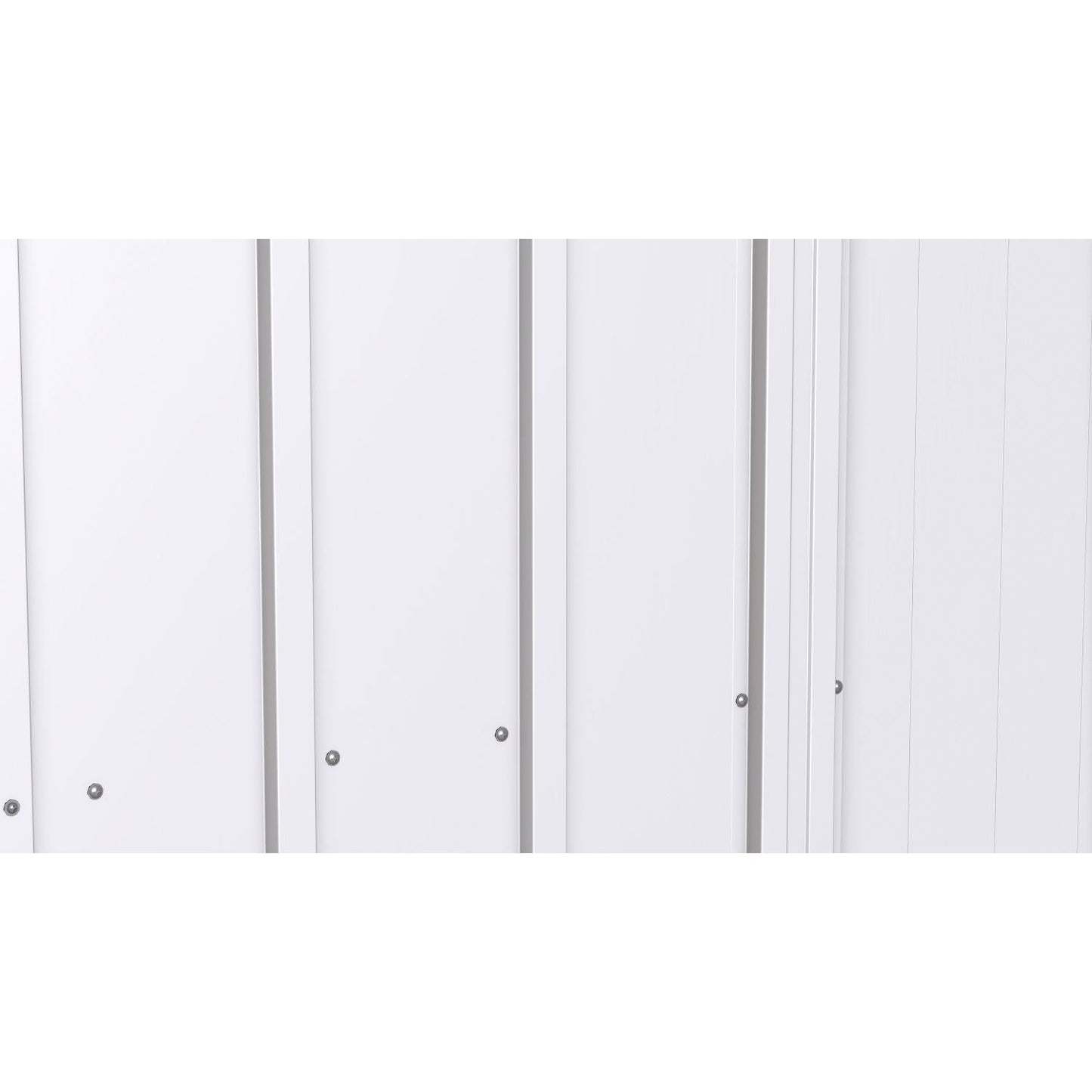 Arrow | Classic Steel Storage Shed, 10x14 ft., Flute Grey CLG1014FG