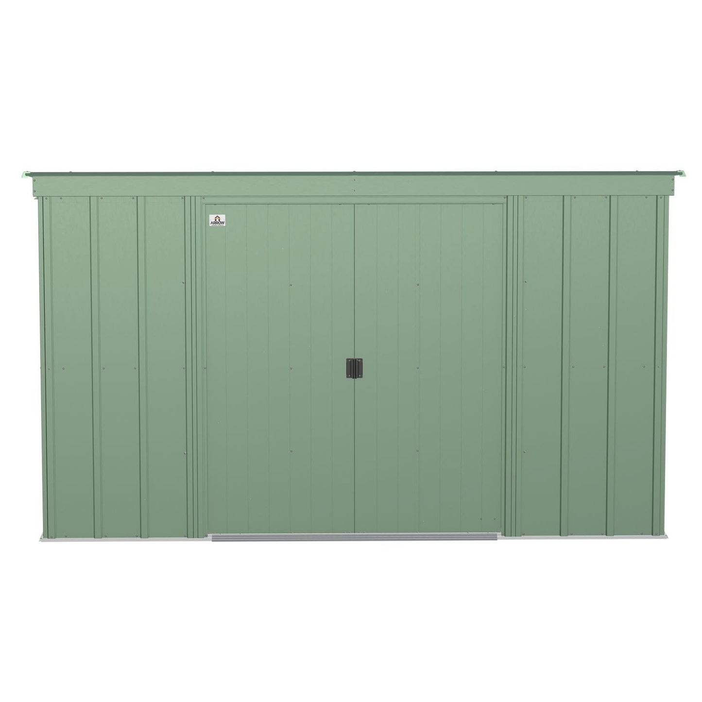 Arrow | Classic Steel Storage Shed, 10x4 ft., Sage Green CLP104SG
