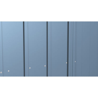 Arrow | Classic Steel Storage Shed, 10x8 ft., Blue Grey CLG108BG