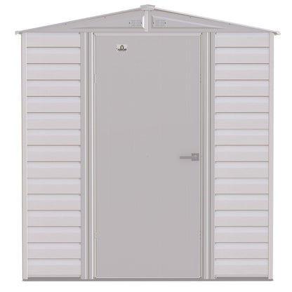 Arrow | Select Gable Roof Steel Storage Shed, 6x5 ft., Flute Grey SCG65FG
